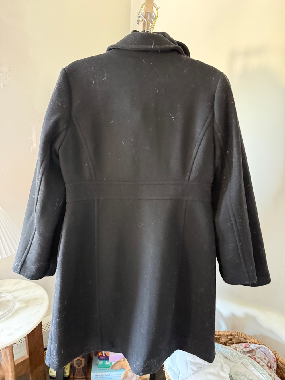 J Crew Factory Wool-Blend Lady Day Coat- Size 10 Petite - Picture 5 of 7